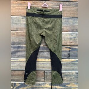 Lululemon Green Patterned Leggings